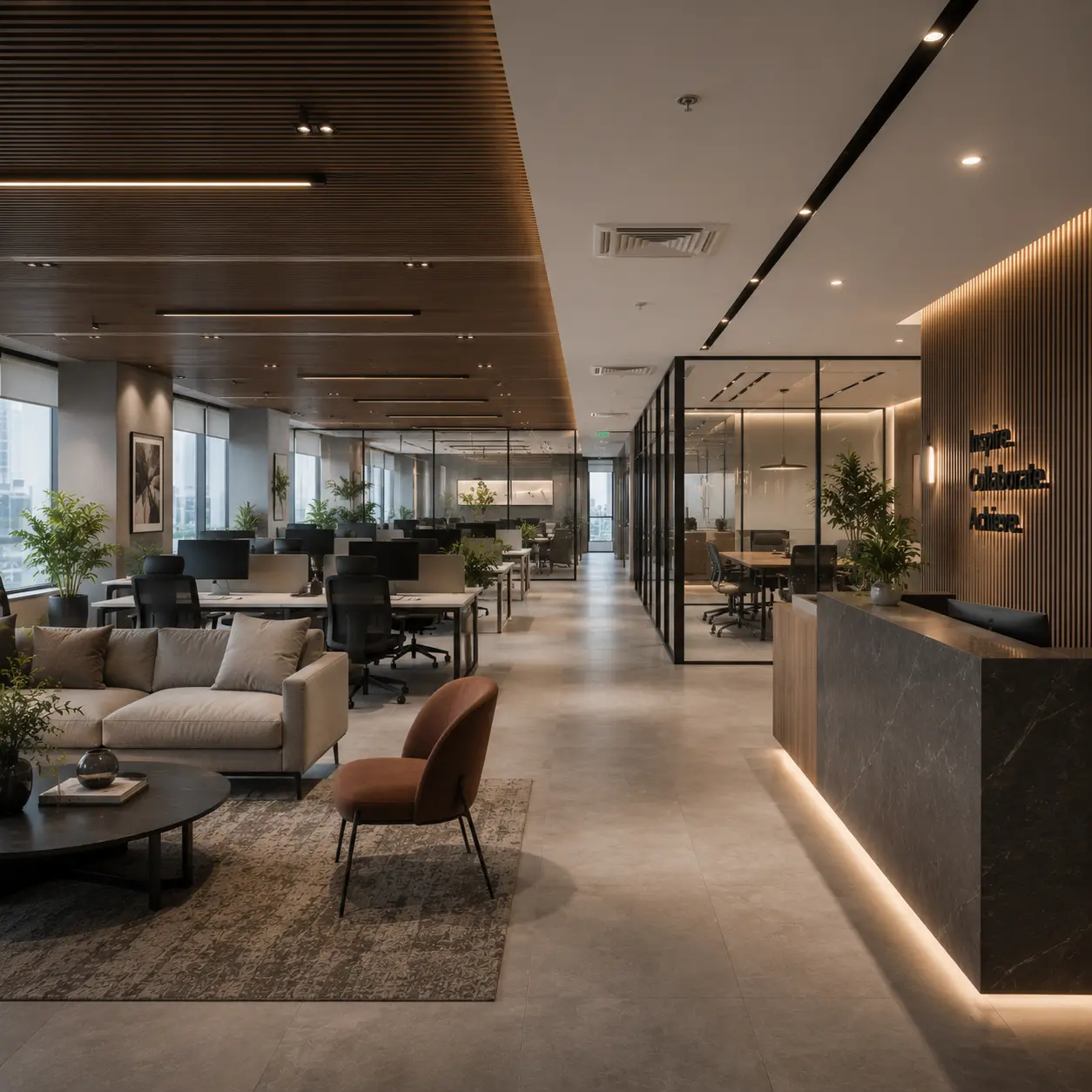 Corporate Office Interior Golf Course Extension Road Gurugram
